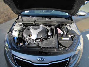 Hyundai Sonata Performance Air Intake - K&N Engineering - Typhoon, Mandrel-Bent Aluminum Tube, Oiled Cotton Filter - `11-`13 Hyundai Sonata Performance Air Intake - K&N Engineering - Typhoon, Mandrel-Bent Aluminum Tube, Oiled Cotton Filter - `11-`13